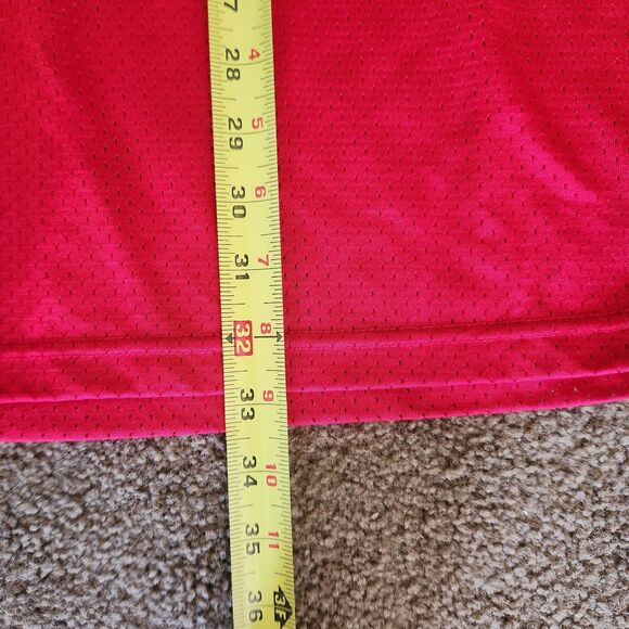 Mens Atlantis Ohio State Buckeyes OSU Football Team Jersey Red Sz M 100% Poly - Picture 7 of 11